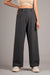 Grey High Rise Pleated Trouser