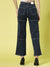 Jane Cargo Front Styled Black Jeans